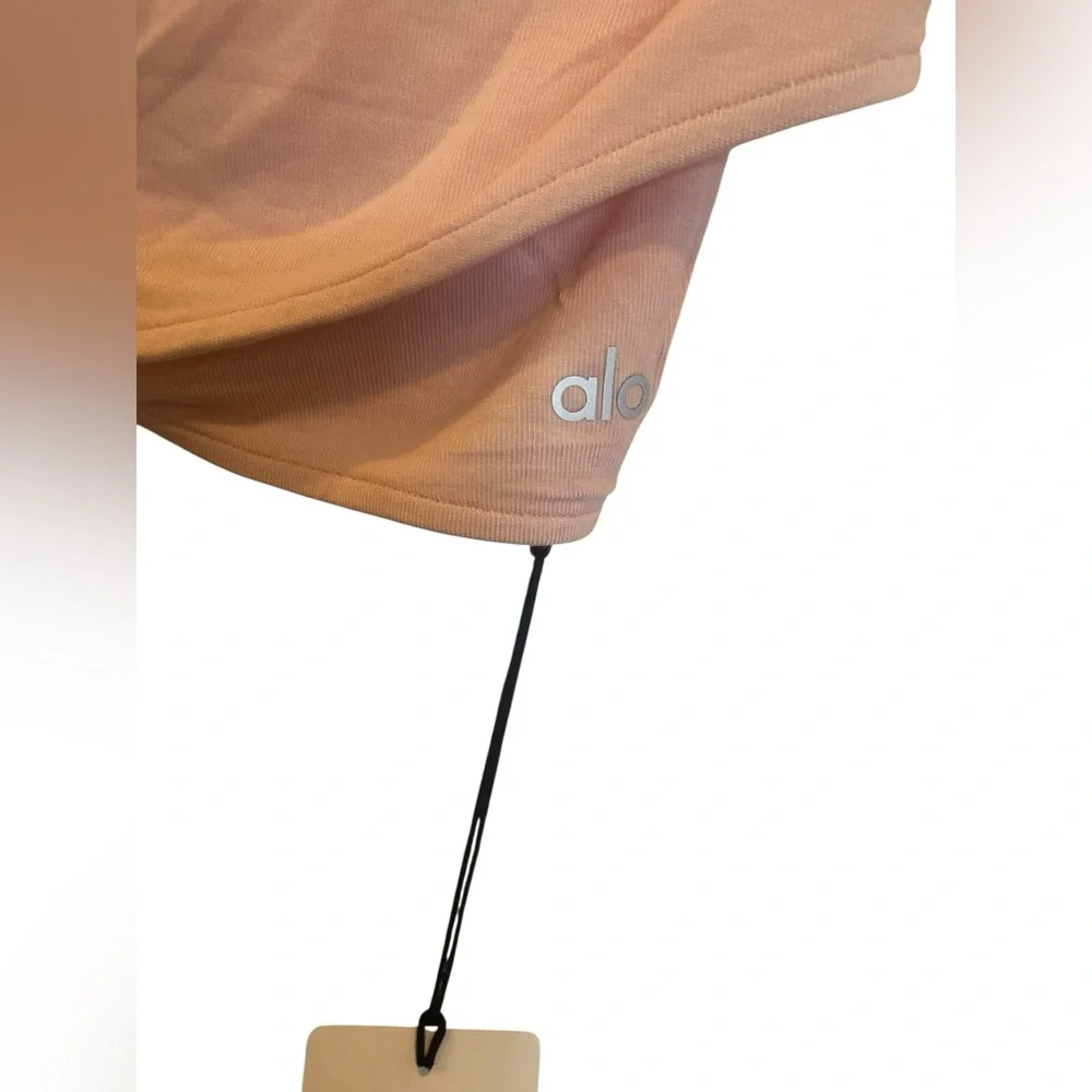 NWT Alo Yoga amelia long sleeve crop top NECTAR Size XS - Picture 3 of 4